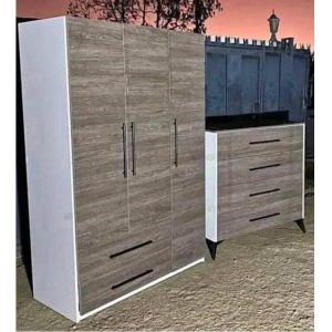 WARDROBE and CHEST OF DRAWERS
